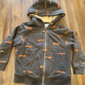 Hanna Andersson Fox Hoodie Size 4